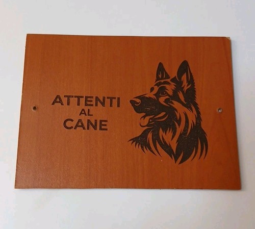 Attenti cane artigianale - attenti,