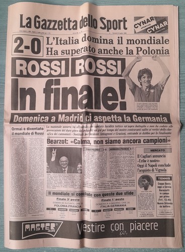 Giornale mondiale 1982 - mondiale,