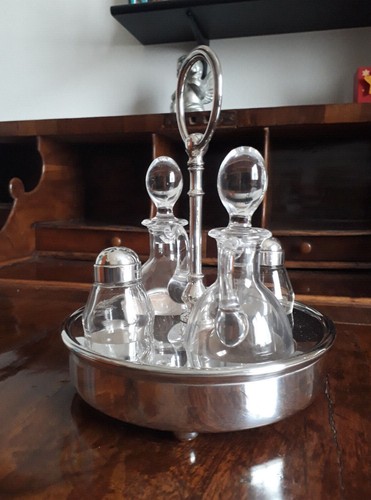 Set condimento placcato - da,