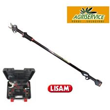 Forbice a batteria LISAM TL 42 con valigia 2 batterie asta telescopica 165-240cm