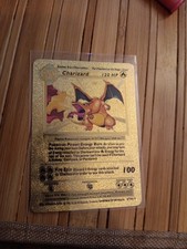 Pokemon Charizard Gold Foil