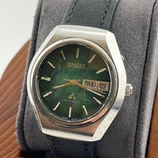 Orologio Orient Automatico Modello 0429 25060 Vetro Taglio Verde Classico Vintage