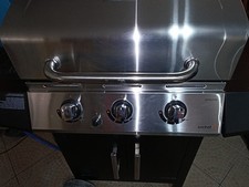 Sochef Golosone3 Barbecue a Gas con 3 Bruciatori - Nero/Argento