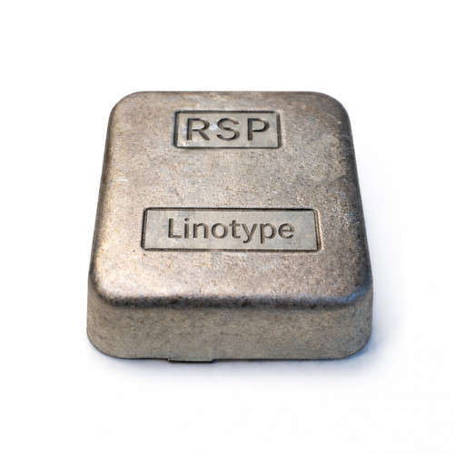 Lingotto lega linotype 10 - lingotto, (10