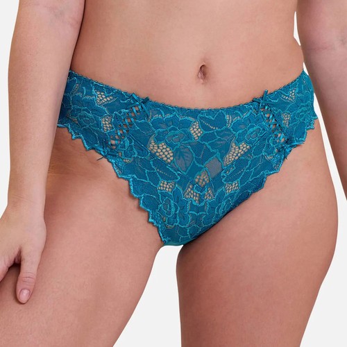 Slip donna pizzo microfibra - slip,