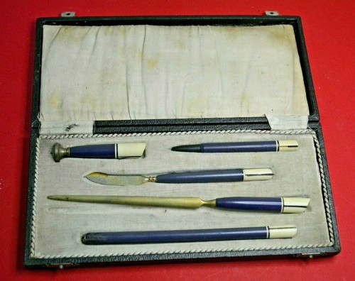 Raro set scrivania antico - scrivania,