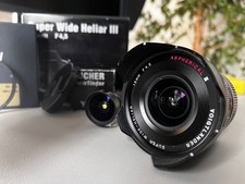 Voigtlander 15 mm / 1:4.5 Super Wide Heliar III VM + 15 mm metall Viewfinder