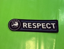toppa Patch Respect  viola 2009 2011 Calcio Champions Maglia Termoapplicabile