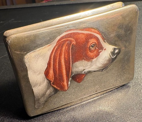 Antico portasigarette cane - , da