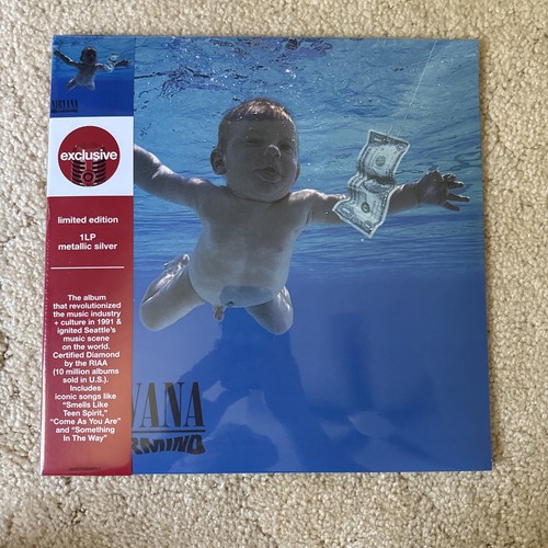 Nirvana nevermind silver - nirvana, (silver