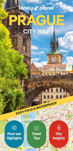 Lonely planet prague - planet, map