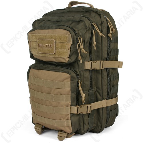 Green and coyote - coyote, molle