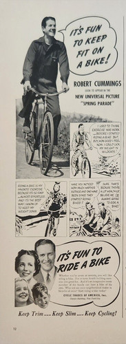 Pubblicità epoca 1940 - pubblicità, cycle