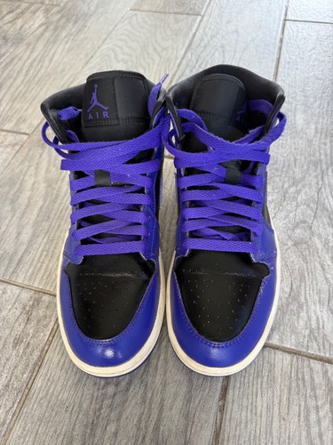 Air jordan mid viola - air, nero