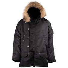N3B parka polare parka nero