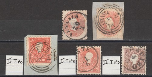 1858 lombardo veneto 5 - ,