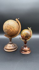 Coppia Mappamondo Vintage Base