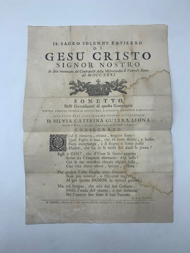 Sacro solenne entierro di - il,