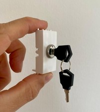 Interruttore con chiave incasso compatibile Vimar Plana on/off