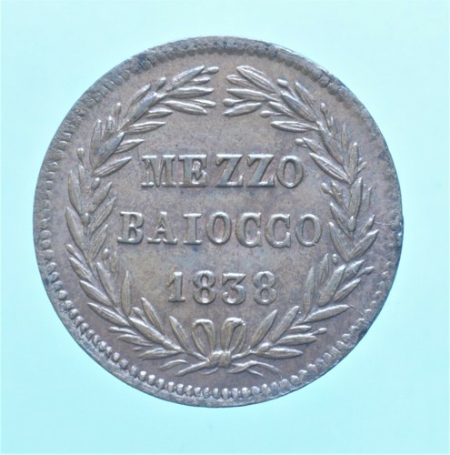 Gregorio xvi baiocco - baiocco, 1838