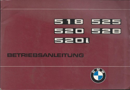 Bmw e12 serie manuale - bmw,