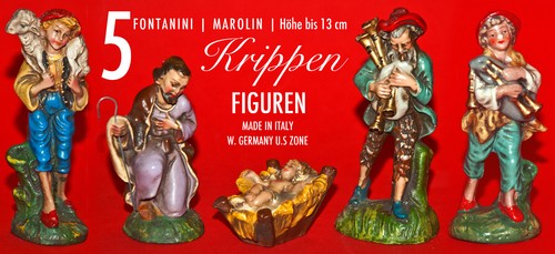 Antiche statuine presepe - statuine,