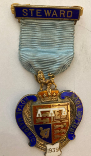 1939 sterling silver enamel - &,