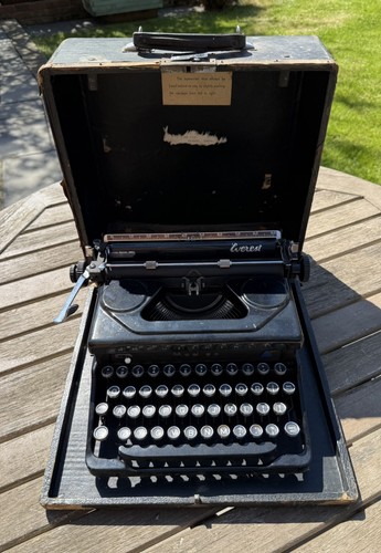 Antique portable typewriter - antique,