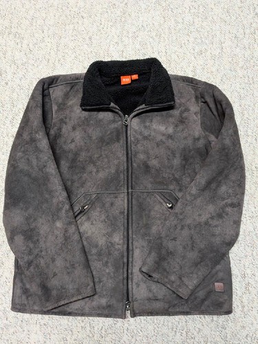Cappotto hugo boss vegan pelle - boss,