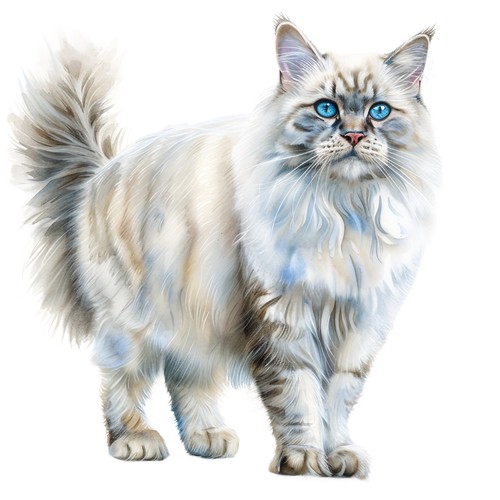 Adesivi gatto siberiano - 5,