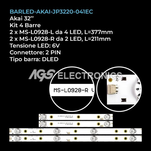 Kit barre strip led akai - led,