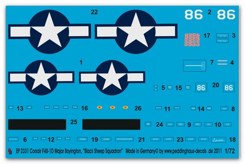Peddinghaus decals 2331 - peddinghaus-decals,
