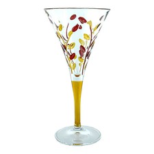 Murano Vino Vetro Rosso Giallo