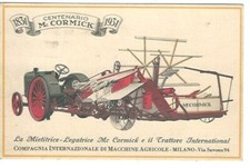 Mc Cormick International Cartolina centenario 1931 viaggiata