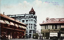 Cartolina Plaza Moraga Manila Filippine per D. Denniston inutilizzata F24