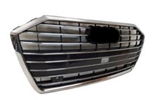 Mascherina Calandra Cromata Cromata E Nera Per Audi A6 2018 In Poi