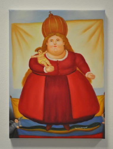 Botero virgen falso - botero,