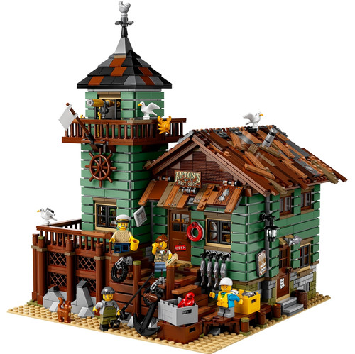 New old fishing store - old,