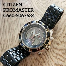 Orologio solare Citizen Promaster Eco-Drive World Time Radio C660-S067634 usato da