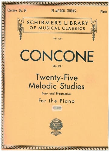 Concone studi melodici - 25,
