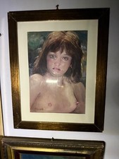 Quadro olio tela nudo - olio, su