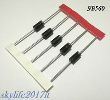 5 pz Diodi Schottky SB560 5A