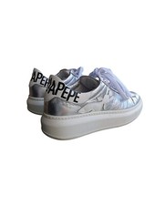 Patrizia Pepe sneakers basse color argento taglia 36 donna