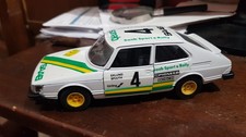 BURAGO BBURAGO 9107 1/24 SAAB 900 TURBO SONAB #4 RUOTE GIALLE VINTAGE