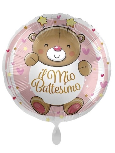 Palloncino tondo orsetto - tondo,