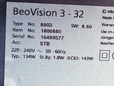 B&O Beovision 3-32 (32") parti