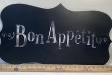 Insegna in metallo Bon Appetit