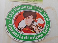 ADESIVO FOS FORMAGGI OVINI SARDI 12  CM