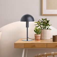 Lampada Da Tavolo a Fungo 27 Cm Di Altezza, Ø 15 Cm | Lampada Da Scrivania per L