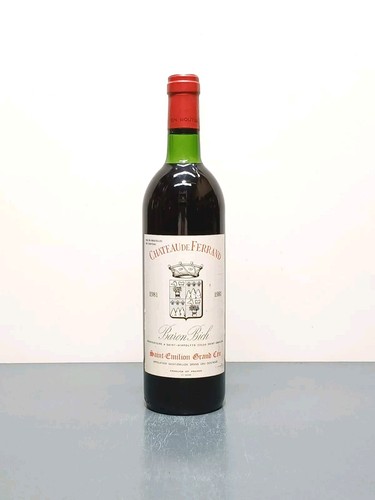 Vino 1981 chateau - de, ferrand